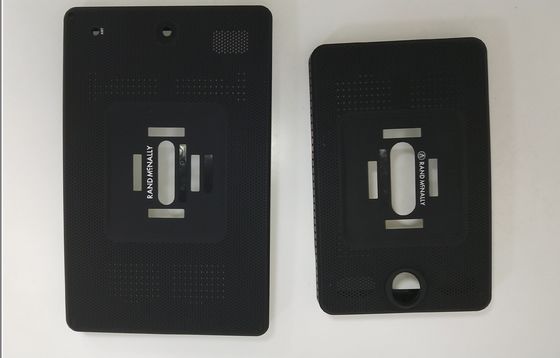 UV claro alto pulverizador modelagem por injeção a capa de plástico das peças para o navegador de carro liso
