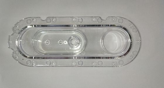 Peças plásticas transparentes feitas sob encomenda da base plástica de modelação por injeção PE/PP