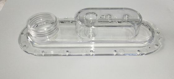 Peças plásticas transparentes feitas sob encomenda da base plástica de modelação por injeção PE/PP