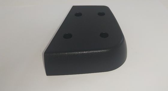 Óleo preto Al6061 anodizados Al6063 morrem as peças fazendo à máquina do CNC das peças da carcaça