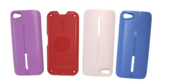 Único ODM modelagem por injeção do OEM da caixa do telefone do silicone da cavidade