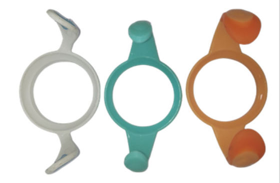 Punho macio do silicone da garrafa de bebê das peças PPSU da borracha de silicone do produto comestível