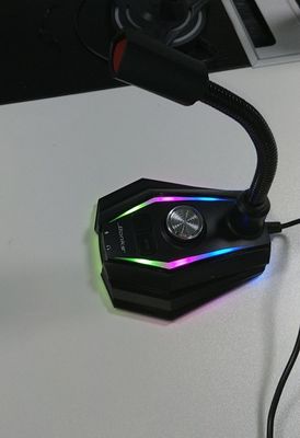 Computador Desktop Laptop Microfone com fio USB Jogo Vivo Voice Changer Microfone de bate-papo de voz