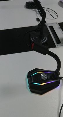 Computador Desktop Laptop Microfone com fio USB Jogo Vivo Voice Changer Microfone de bate-papo de voz