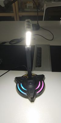 USB Meeting Full Karaoke Esports Microfone 2 Ajuste de lâmpada de mesa