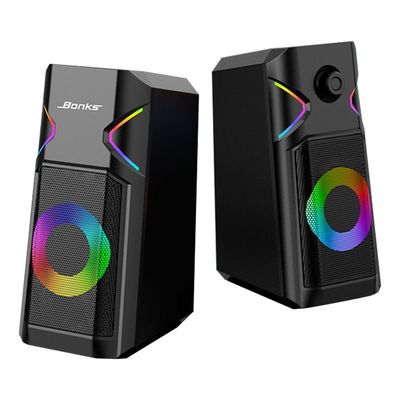 Subwoofers Desktop do volume super audio pequeno do portátil de USB do orador do computador do jogo do RGB