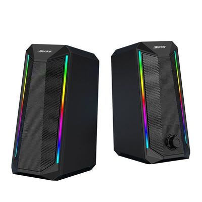Subwoofers Desktop do volume super audio pequeno do portátil de USB do orador do computador do jogo do RGB