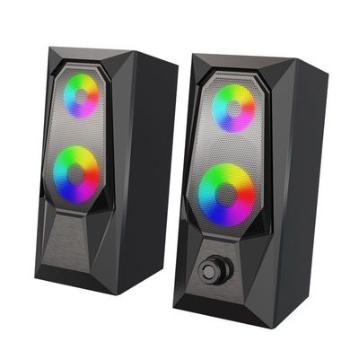 Subwoofers Desktop do volume super audio pequeno do portátil de USB do orador do computador do jogo do RGB