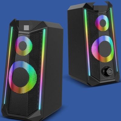 Subwoofers Desktop do volume super audio pequeno do portátil de USB do orador do computador do jogo do RGB