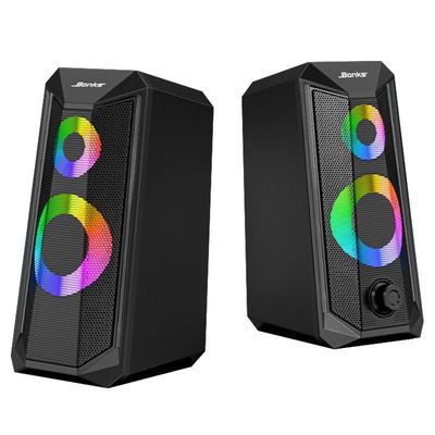 Subwoofers Desktop do volume super audio pequeno do portátil de USB do orador do computador do jogo do RGB