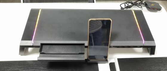 SECC Metal Monitor Stand com USB3.0 Hub / Carregamento sem fio